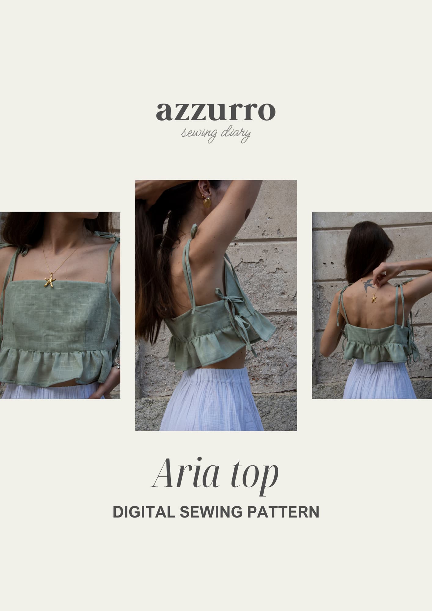 The Aria Top - Digital Sewing Pattern