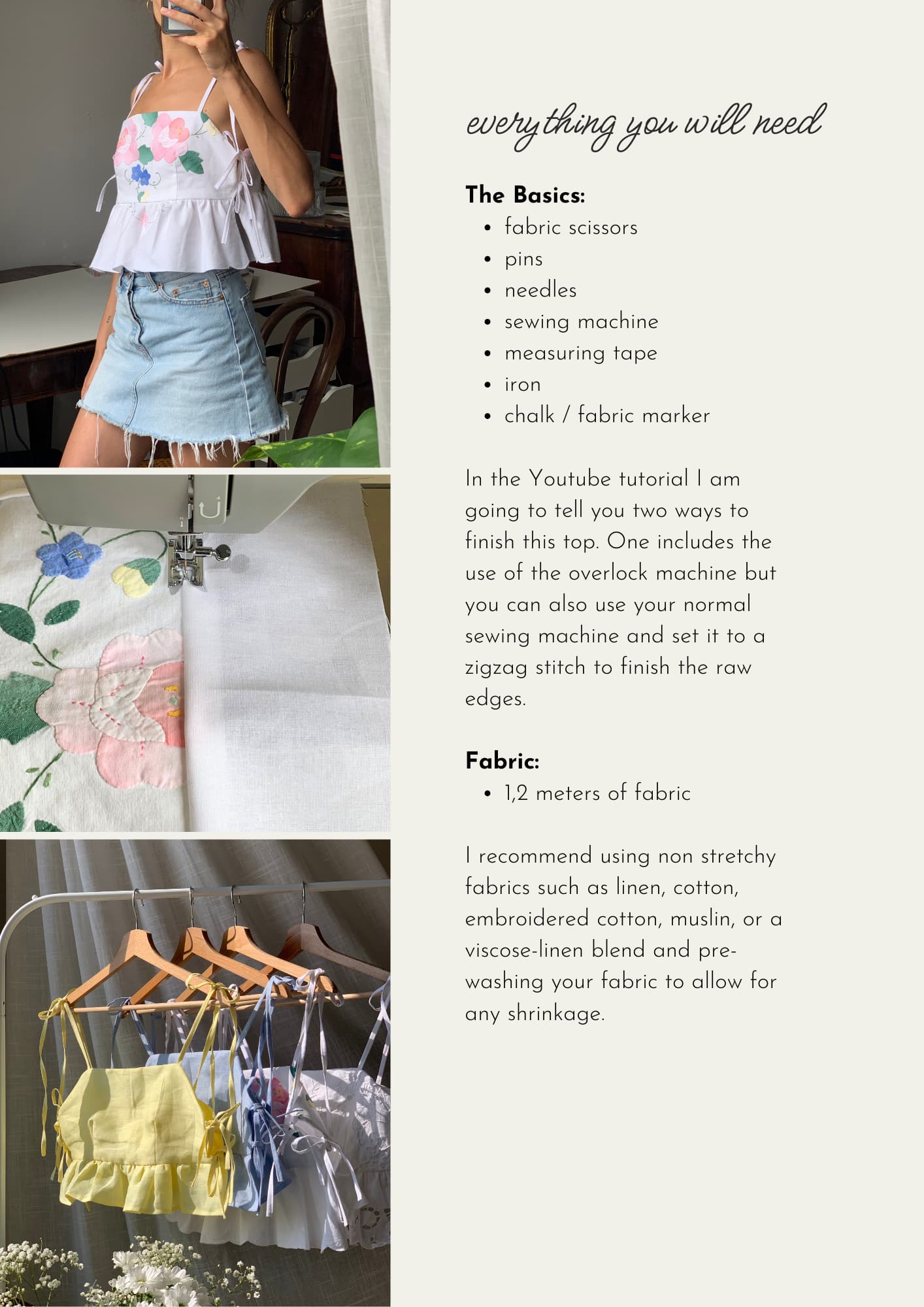 The Aria Top - Digital Sewing Pattern