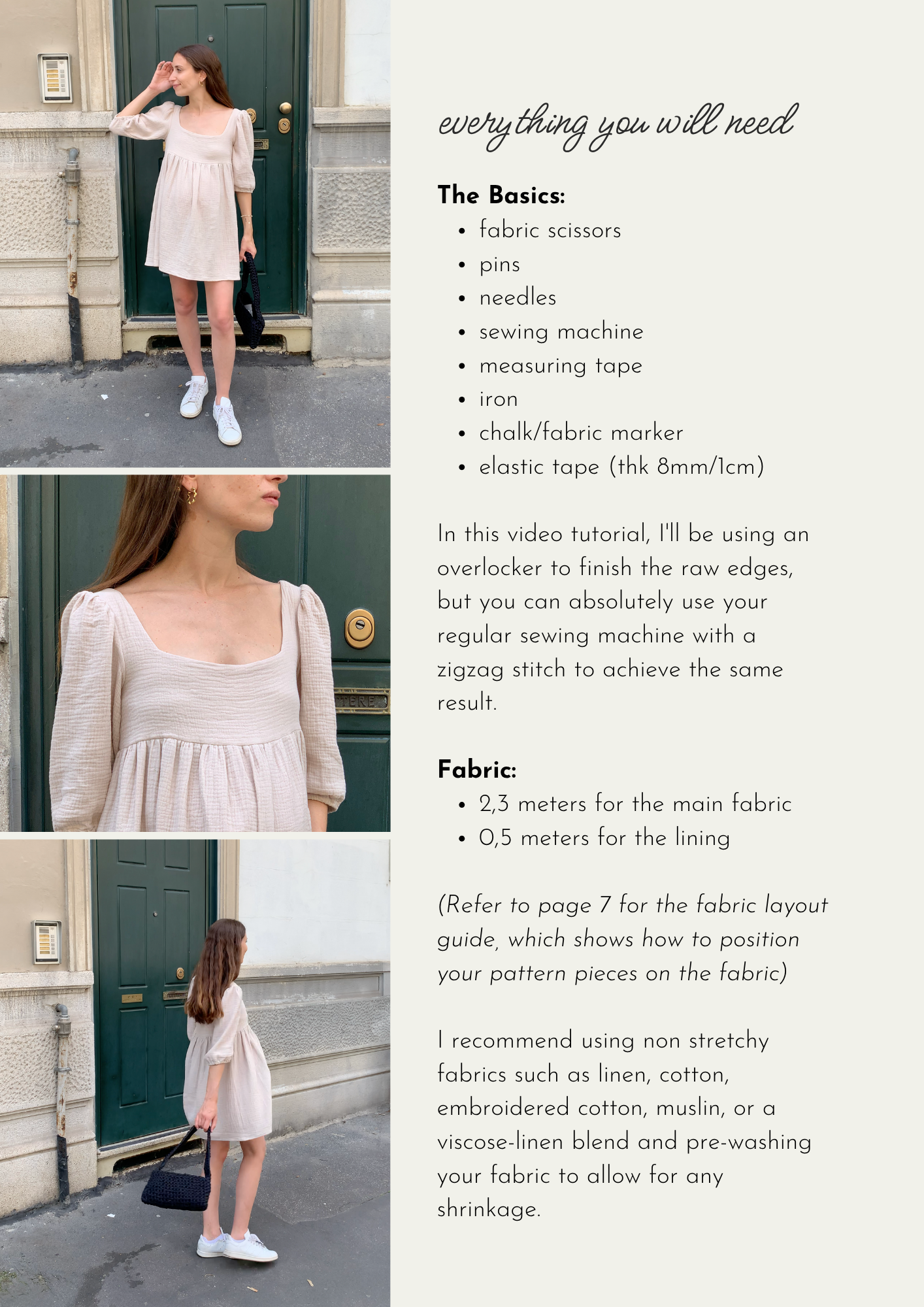 The Matilde Dress - Digital Sewing Pattern