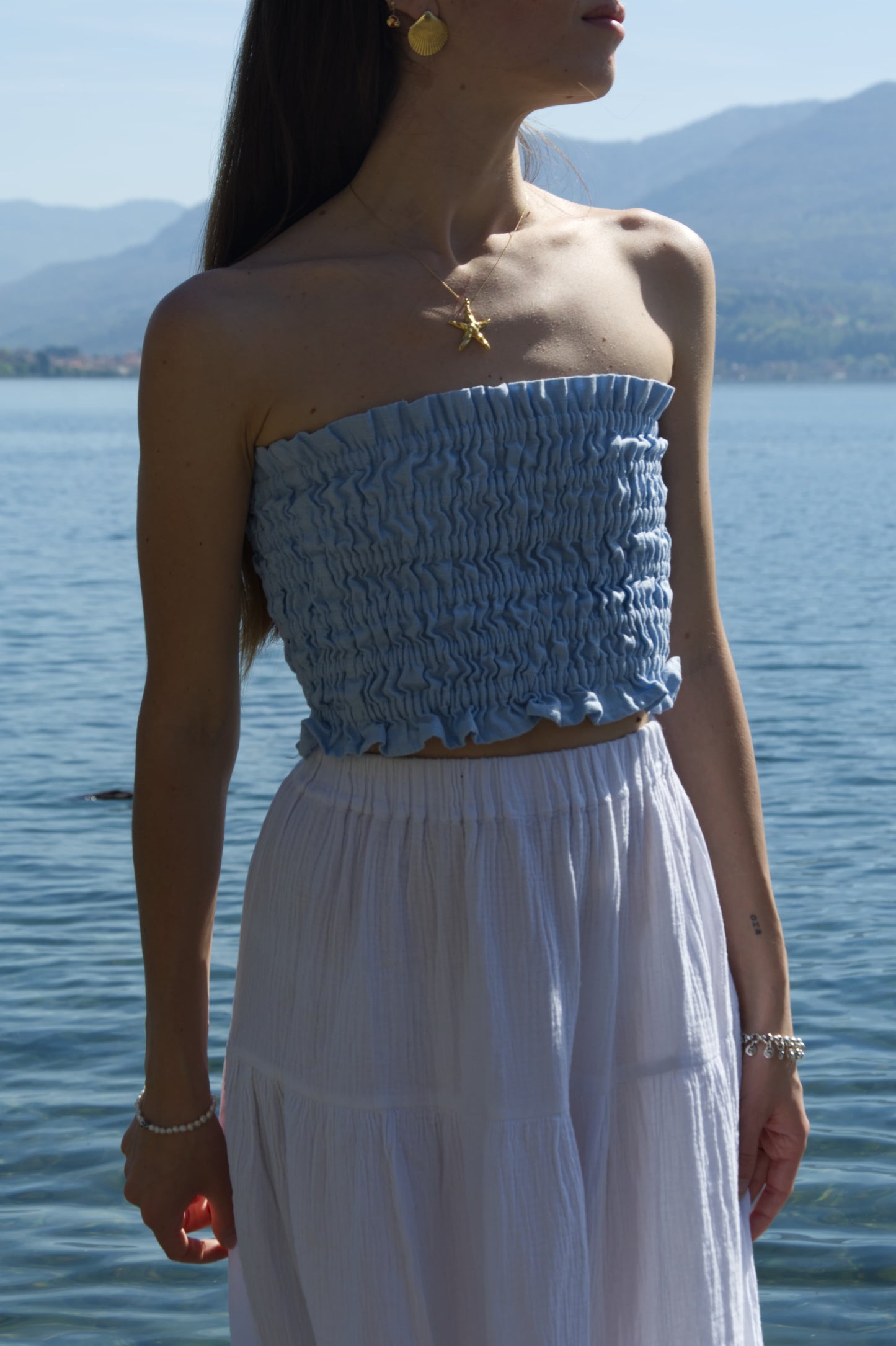 Alba Top - Baby blue