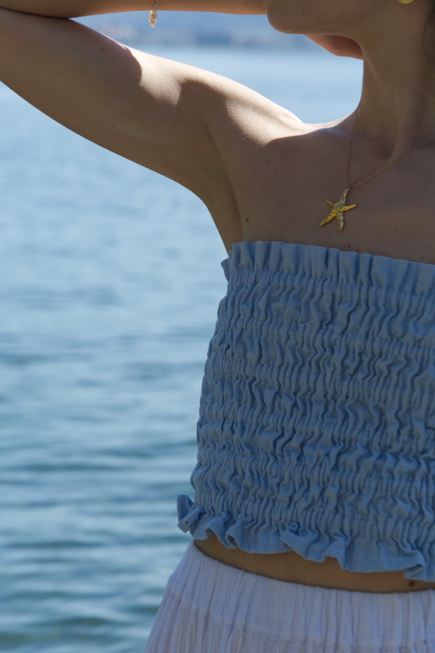 Alba Top - Baby blue