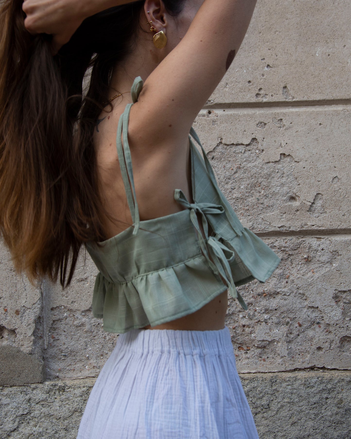 Aria Top - Sage Green (limited)