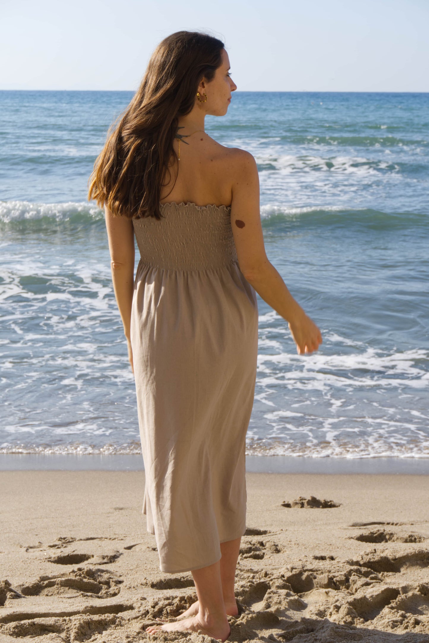 Celeste Dress - Sand