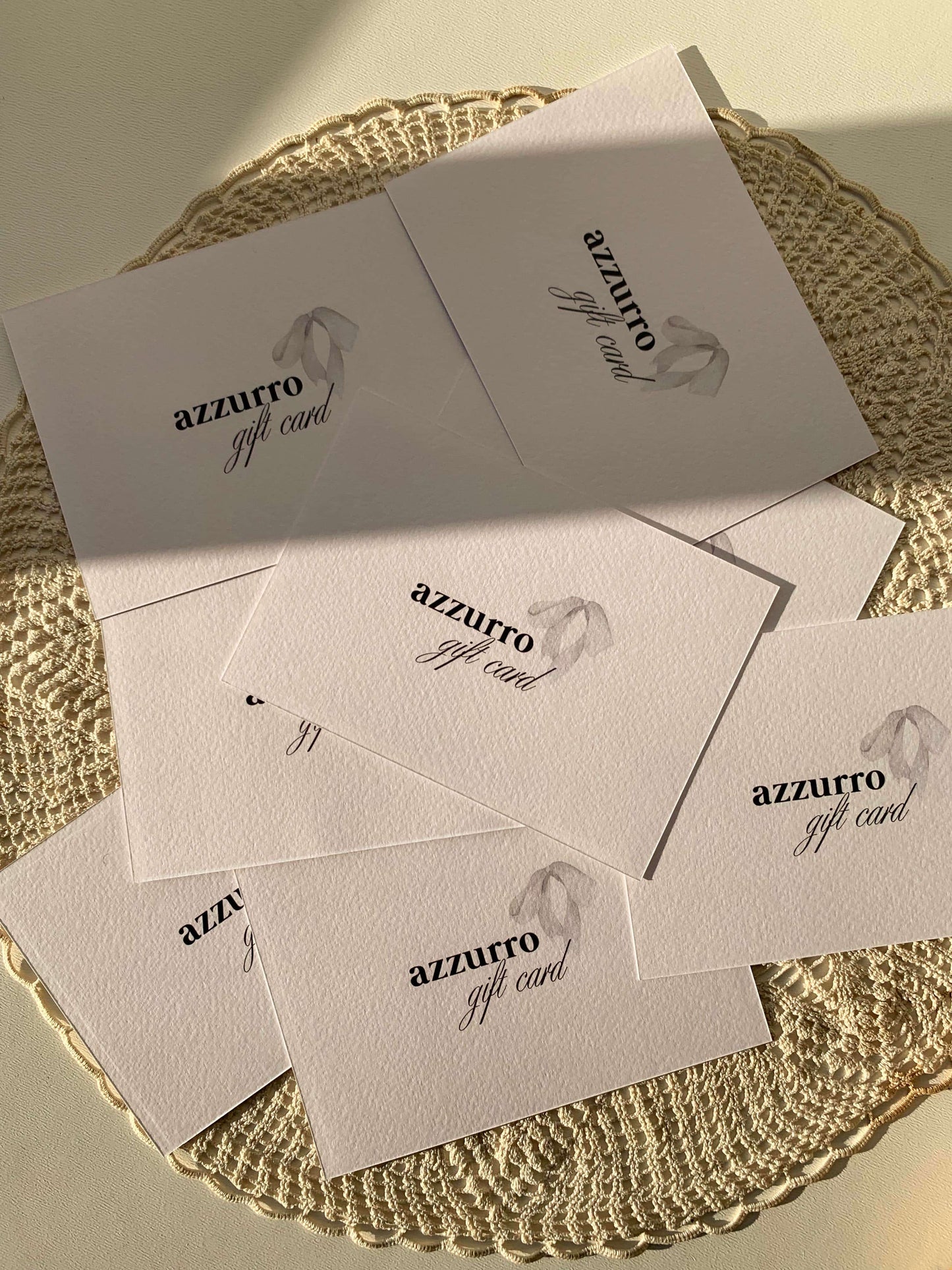Gift Card Azzurro