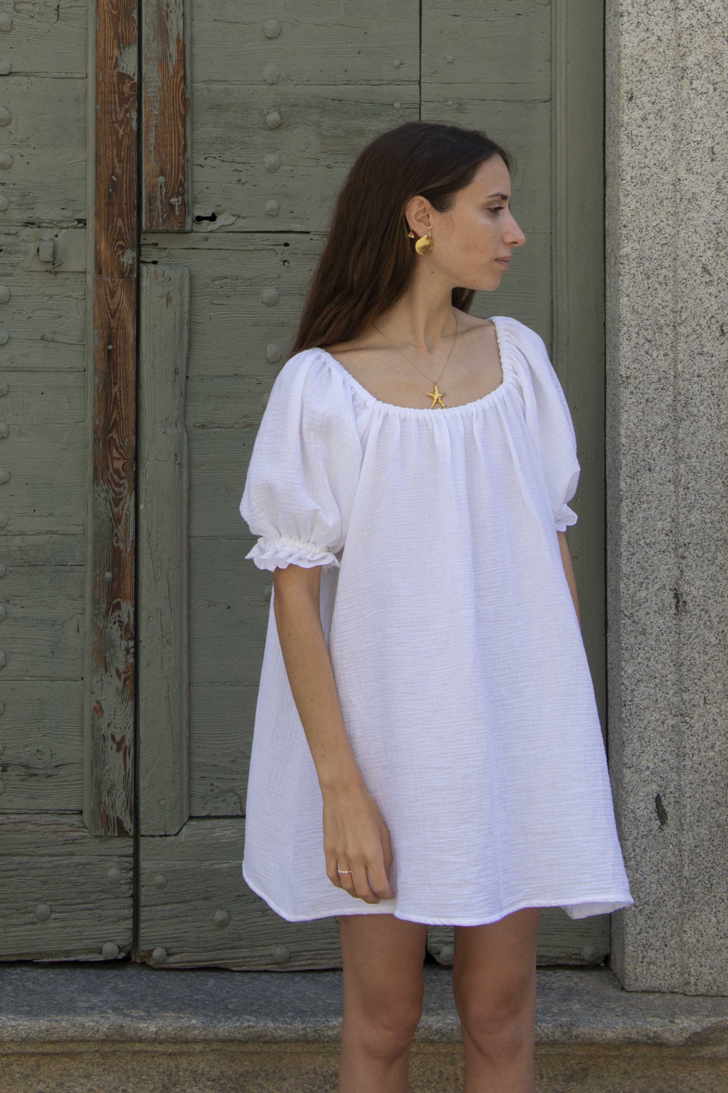 Iris Dress - White