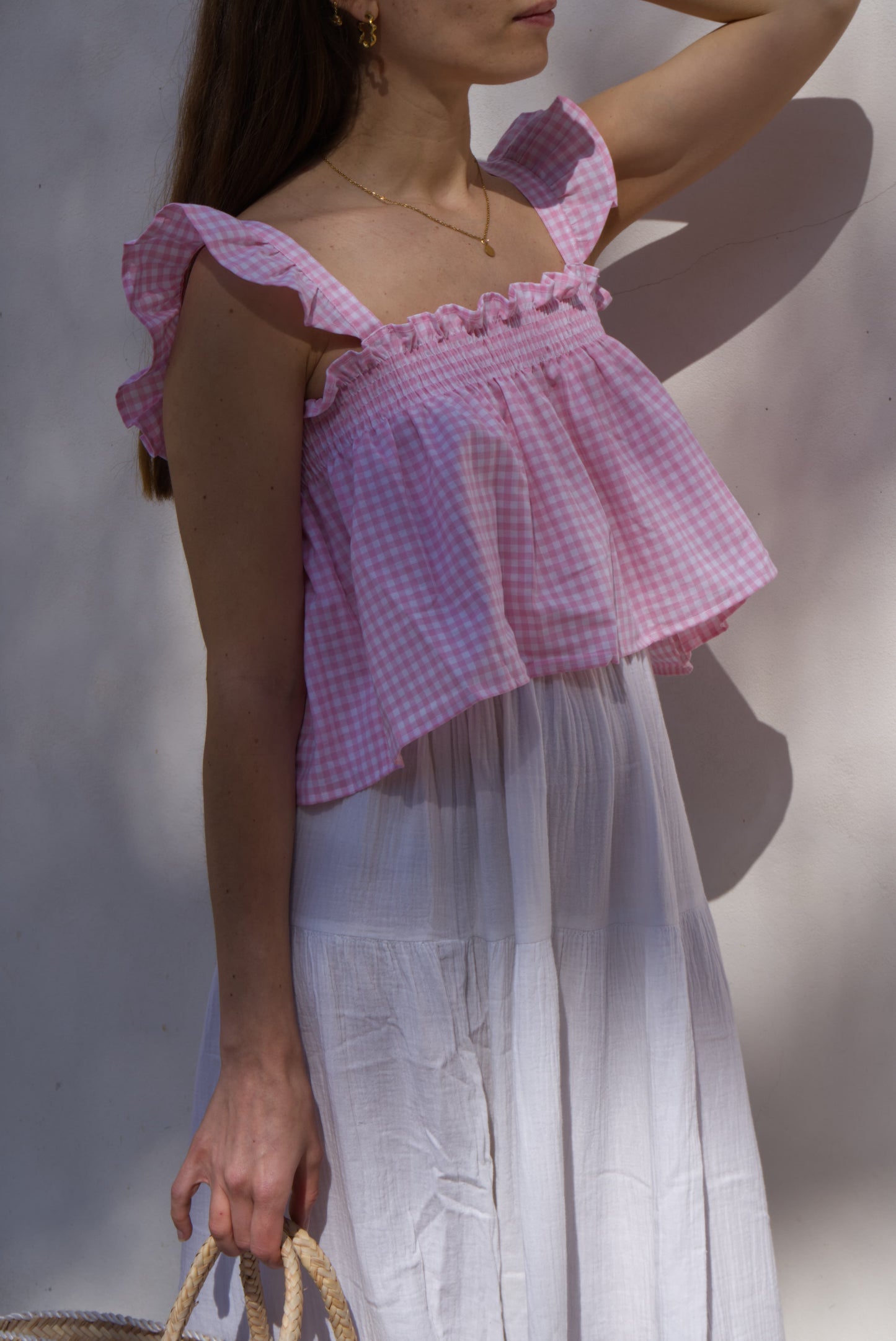 Maya Top - Pink vichy (limited)