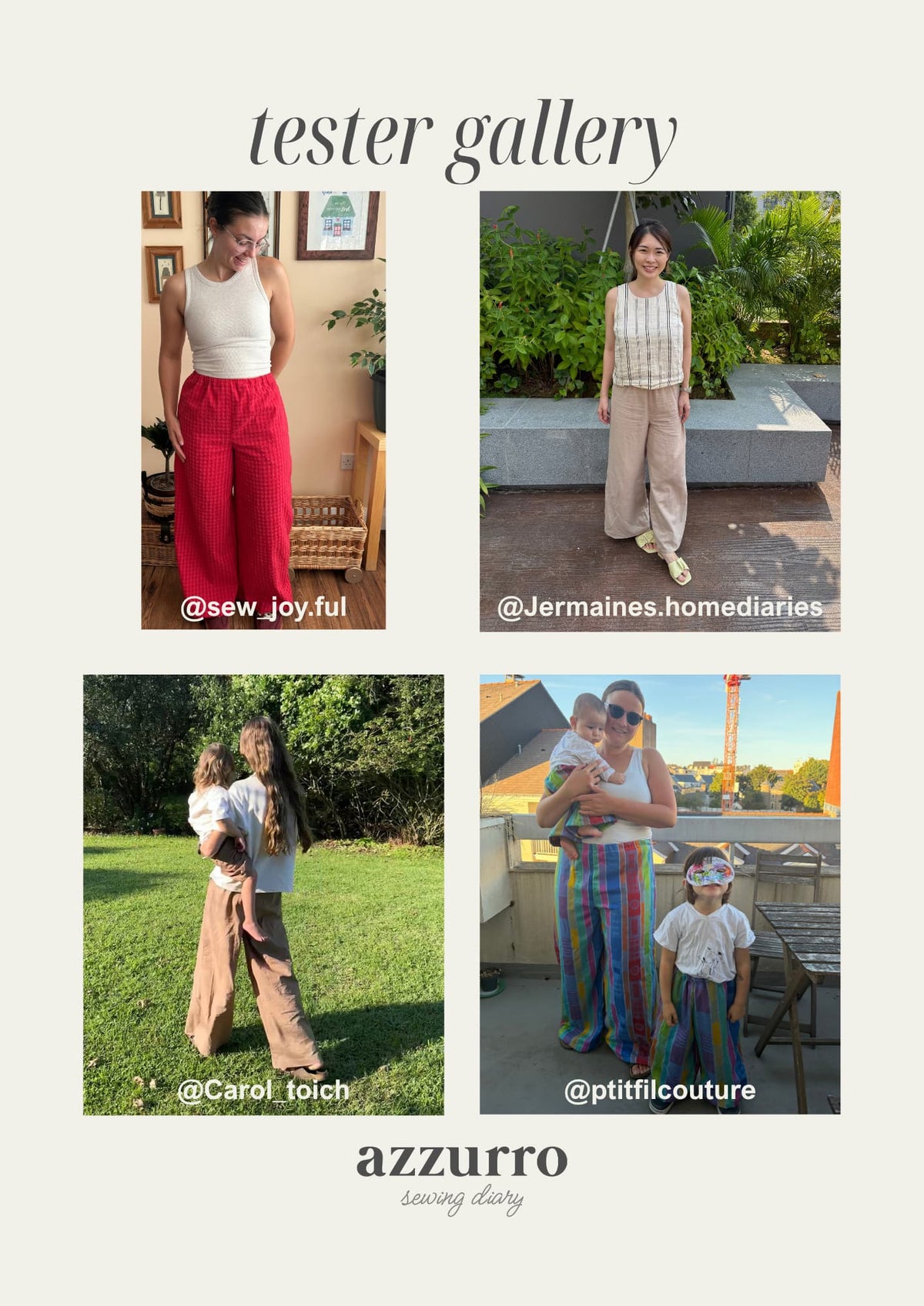 Marina Pants - Digital Sewing Pattern