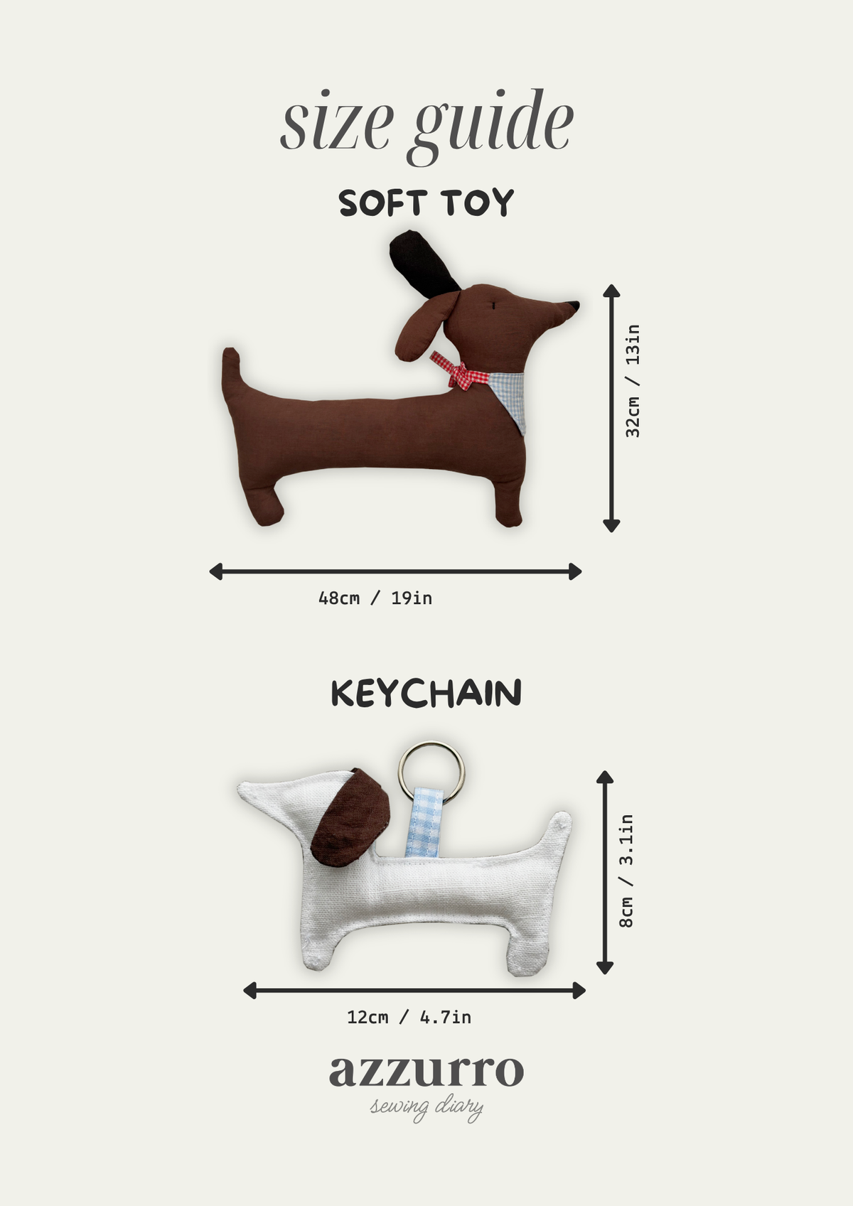 Otto il bassotto - Digital Sewing Pattern