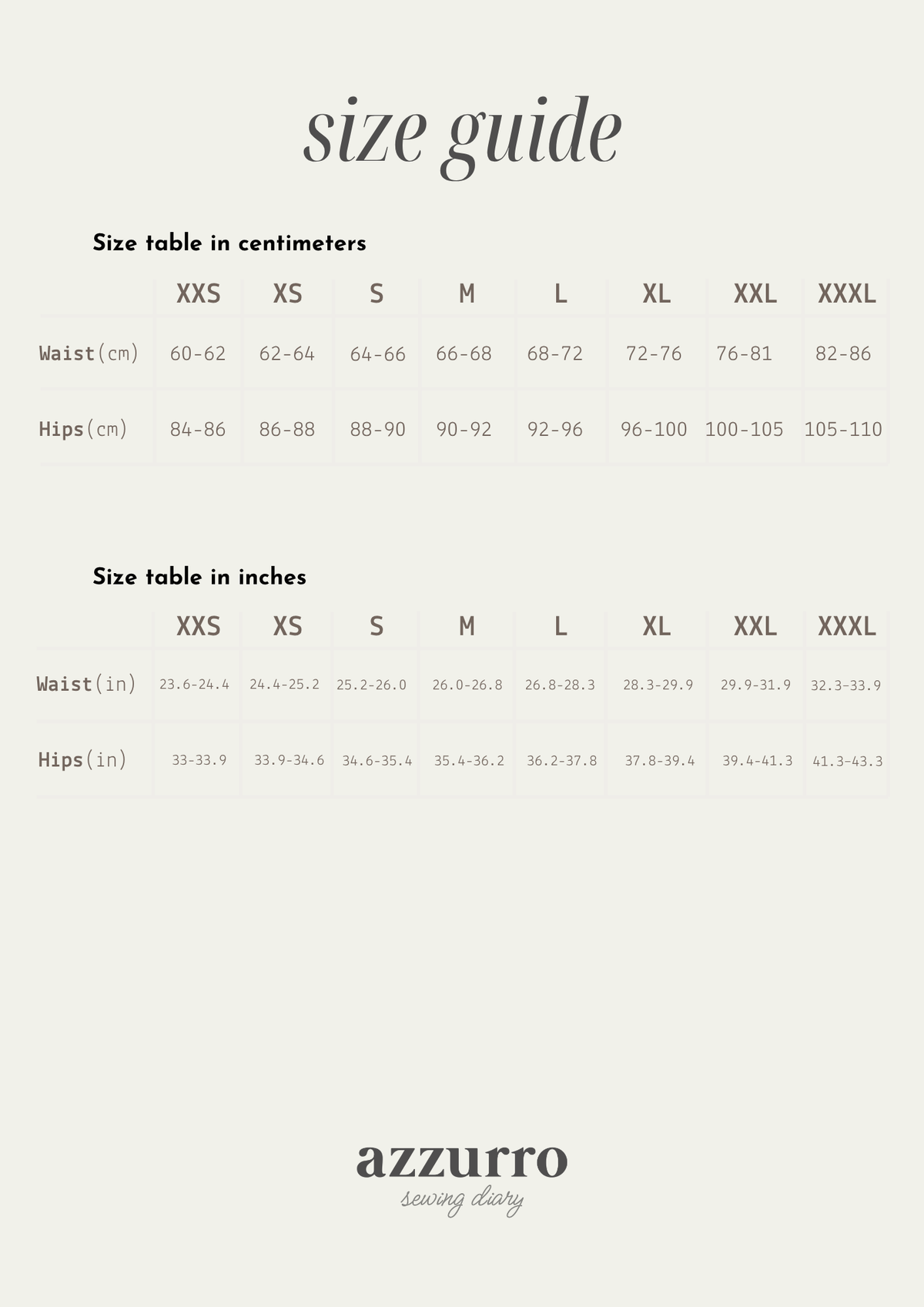 Marina Pants - Digital Sewing Pattern