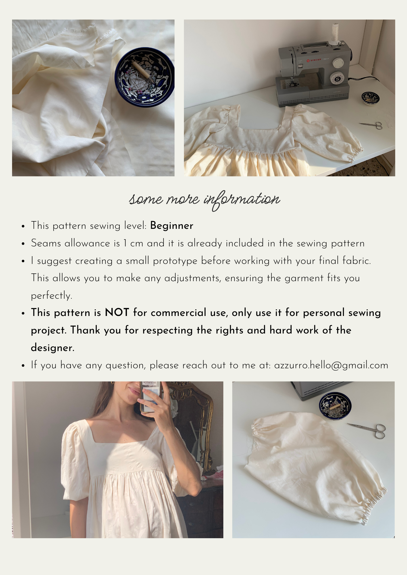 The Matilde Dress - Digital Sewing Pattern