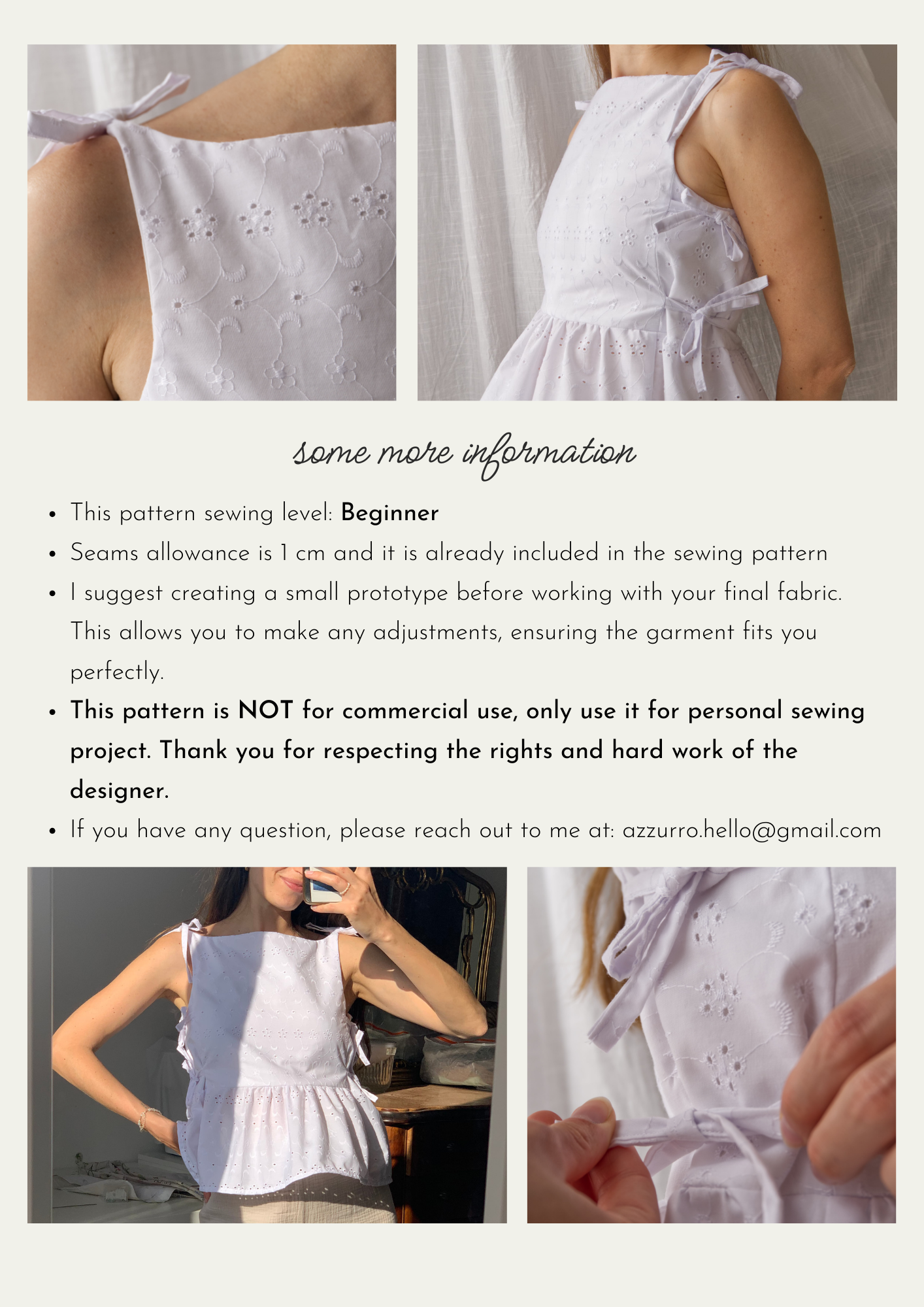 The Sabrina Top - Digital Sewing Pattern