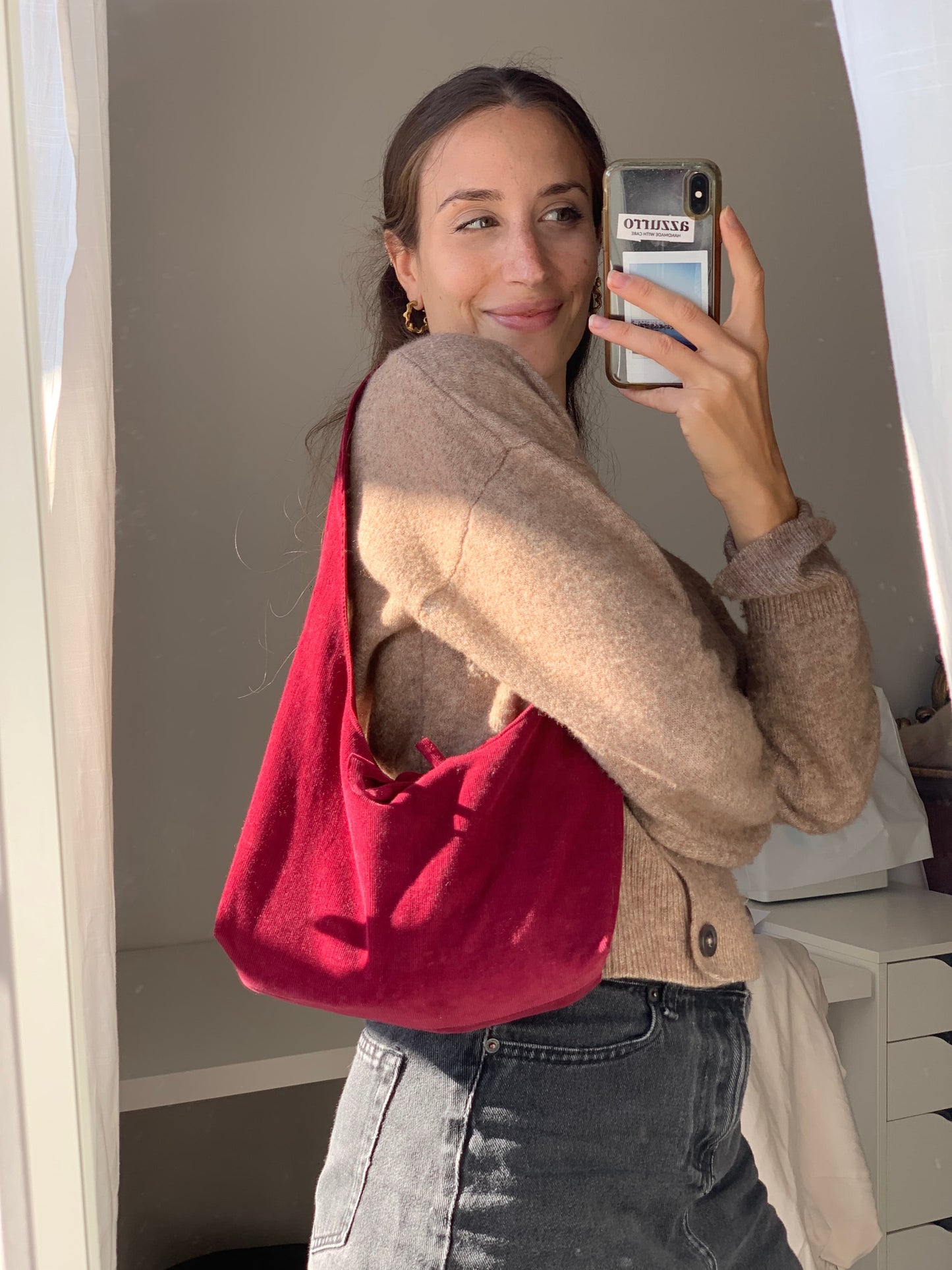 Anna Bag - burgundy (ready to ship)