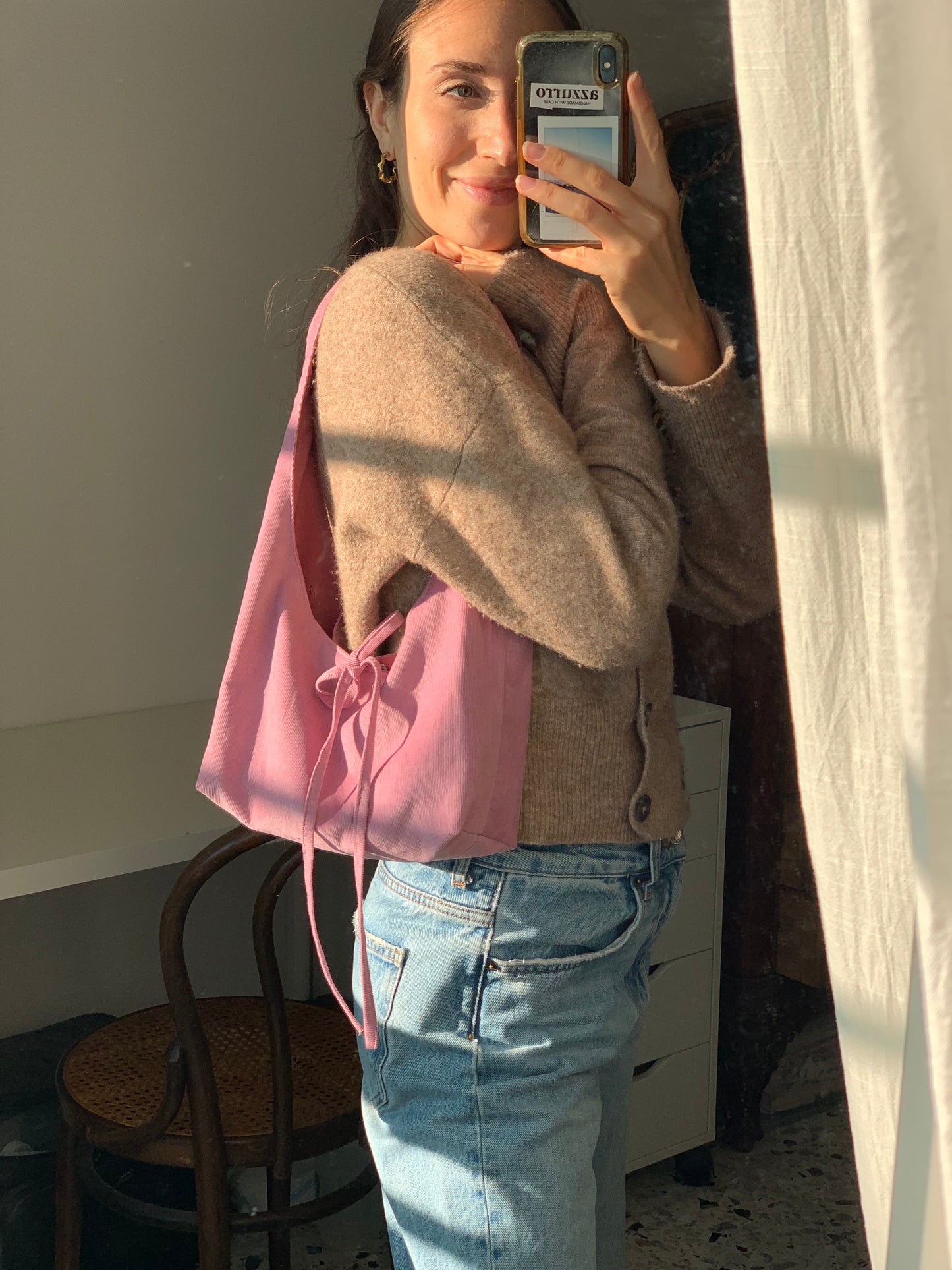 Anna Bag - dusty rose (ready to ship)