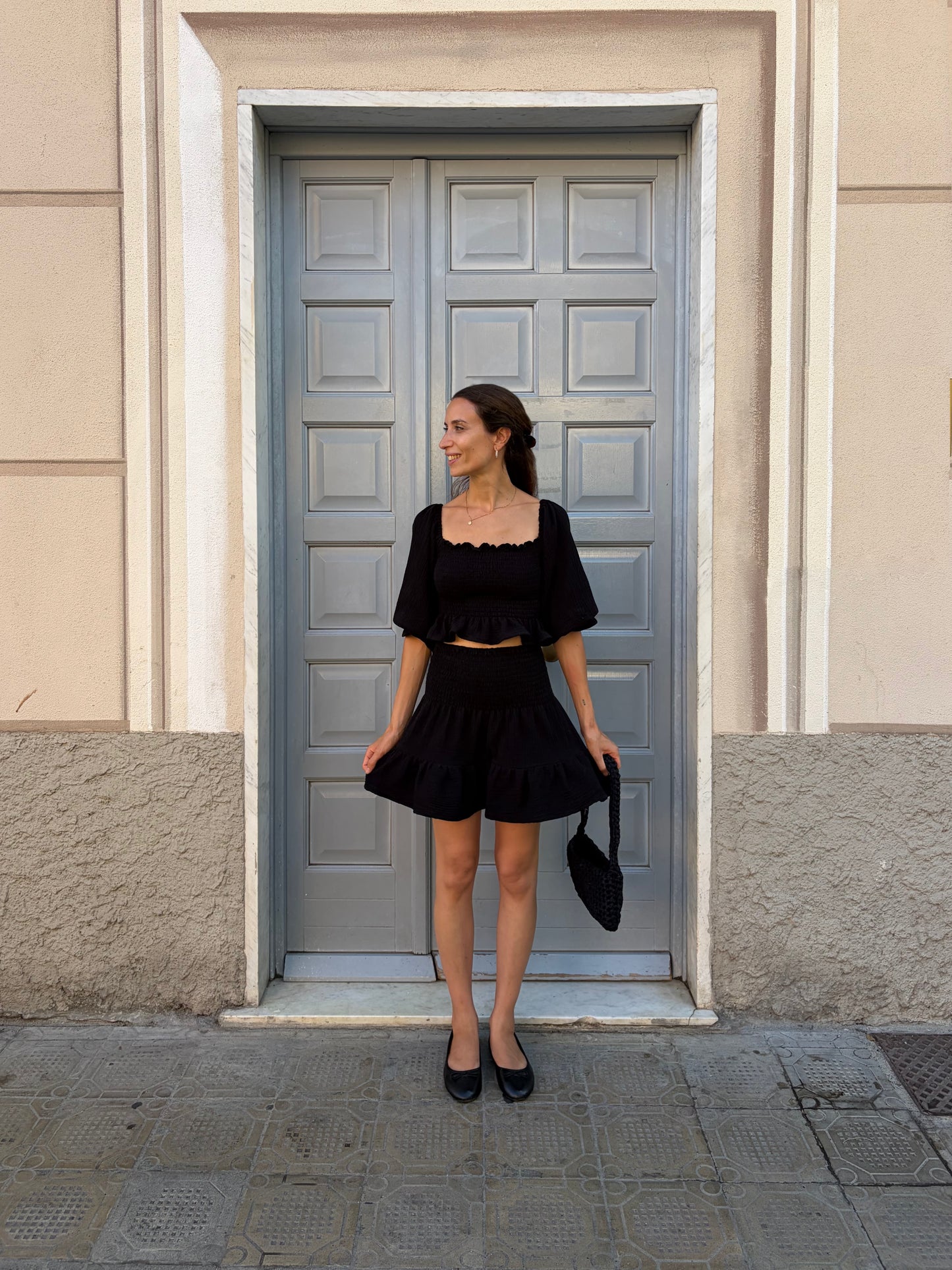 Bella Mini Skirt - Black
