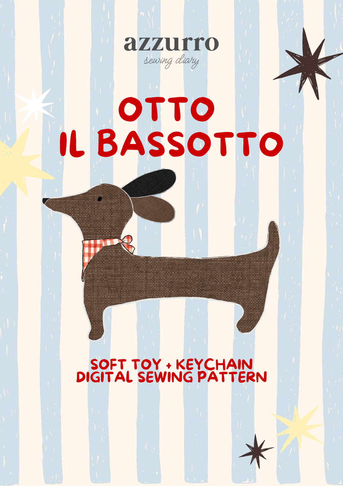 Otto il bassotto - Digital Sewing Pattern