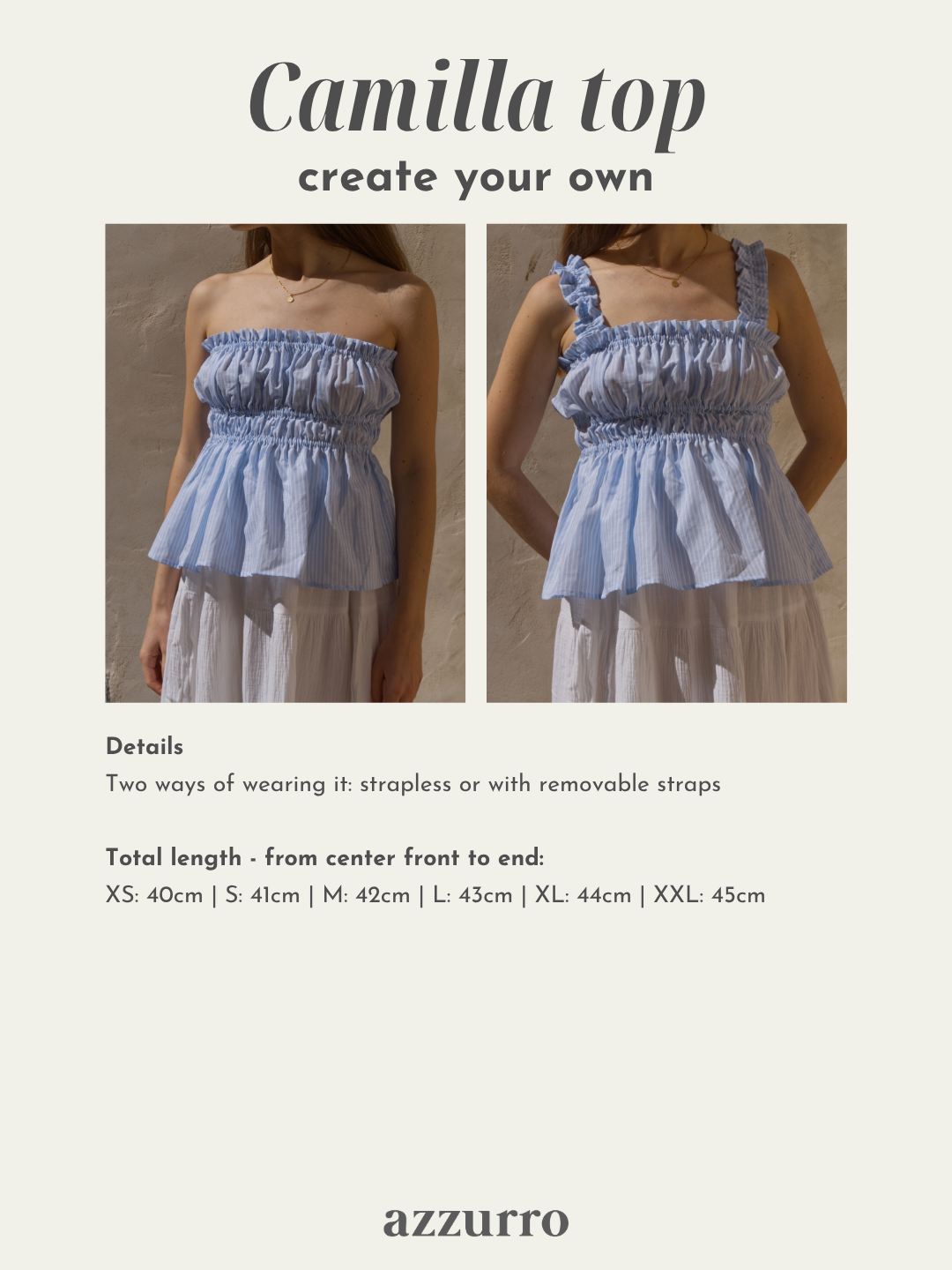 Camilla Top - Create your own