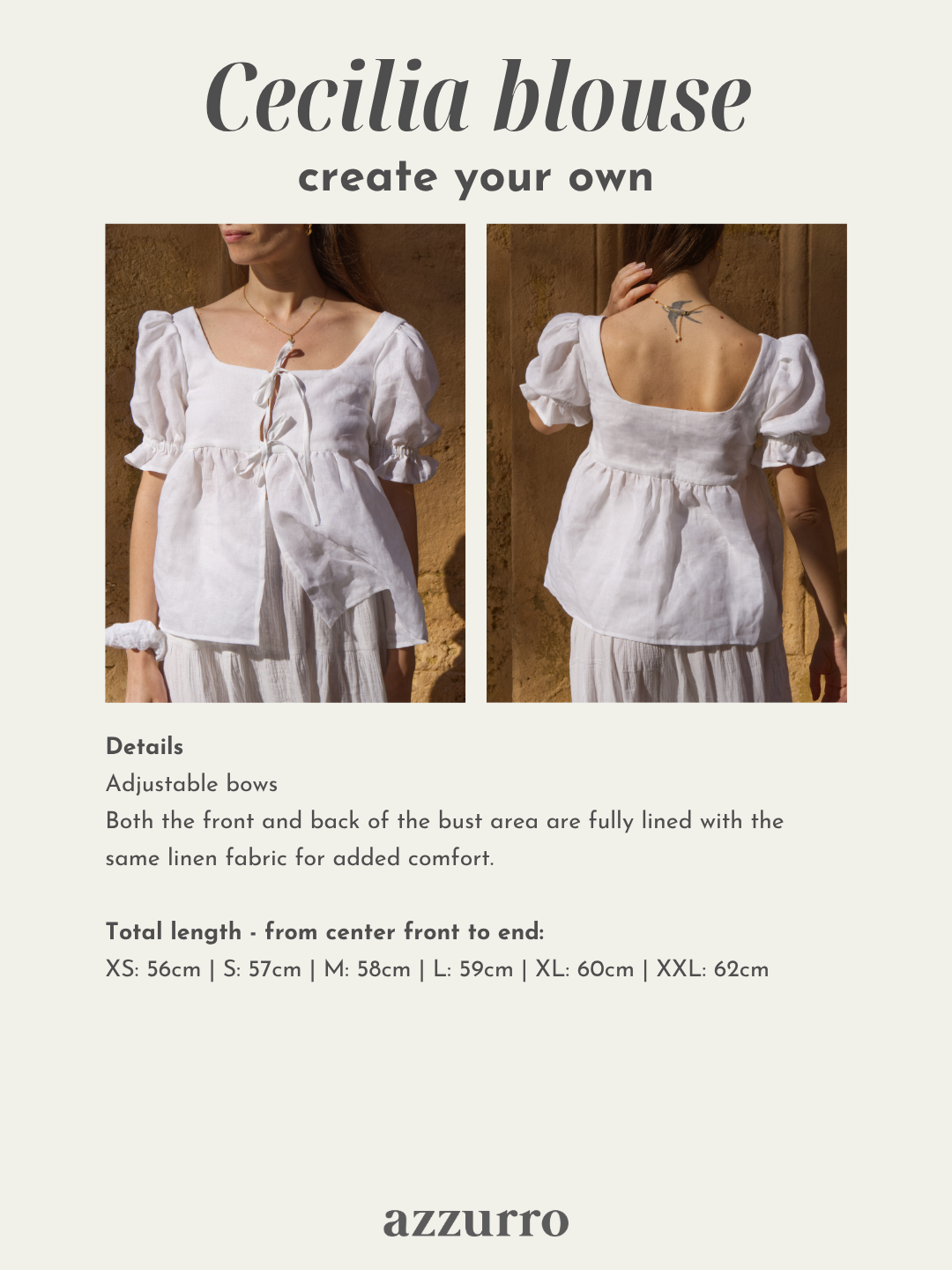 Cecilia Blouse - Create your own