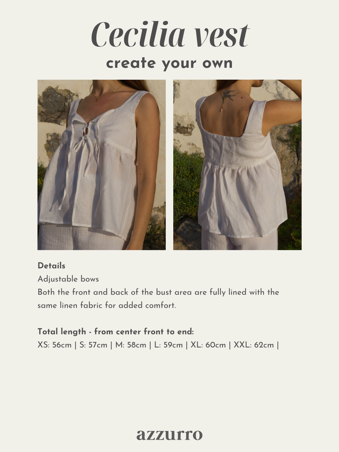 Cecilia Vest - Create your own