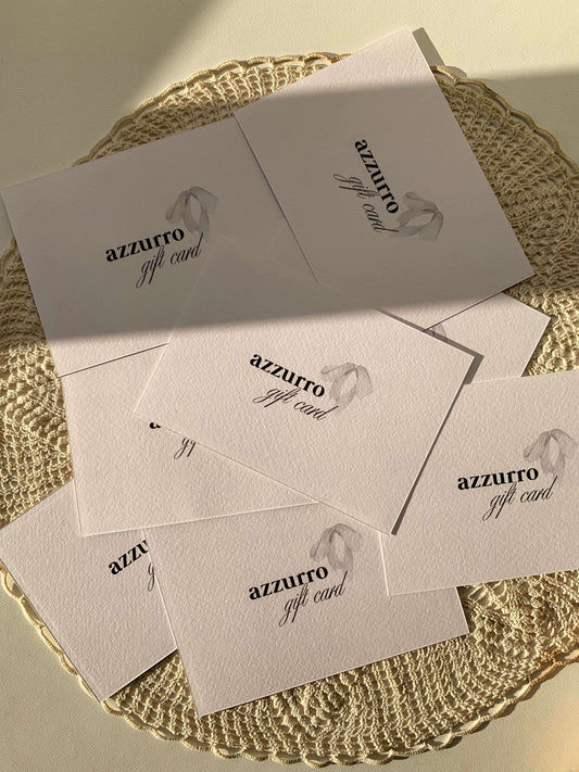Gift Card Azzurro