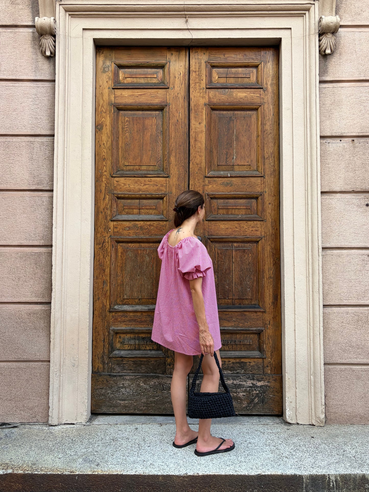 Iris Dress - vichy red
