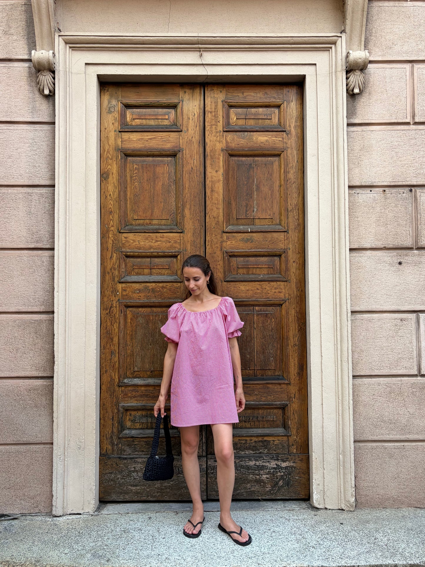 Iris Dress - vichy red