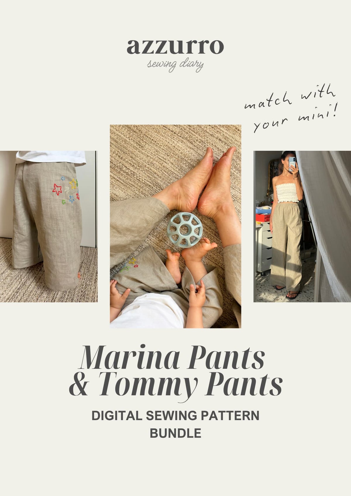 Marina Pants + Tommy Pants BUNDLE