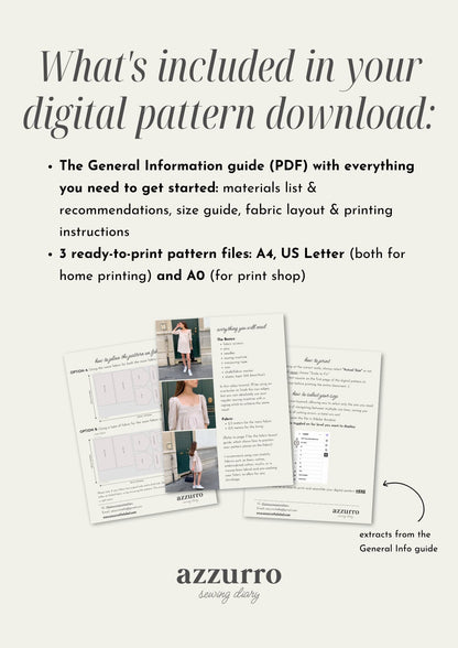 Matilde Dress - Digital Sewing Pattern
