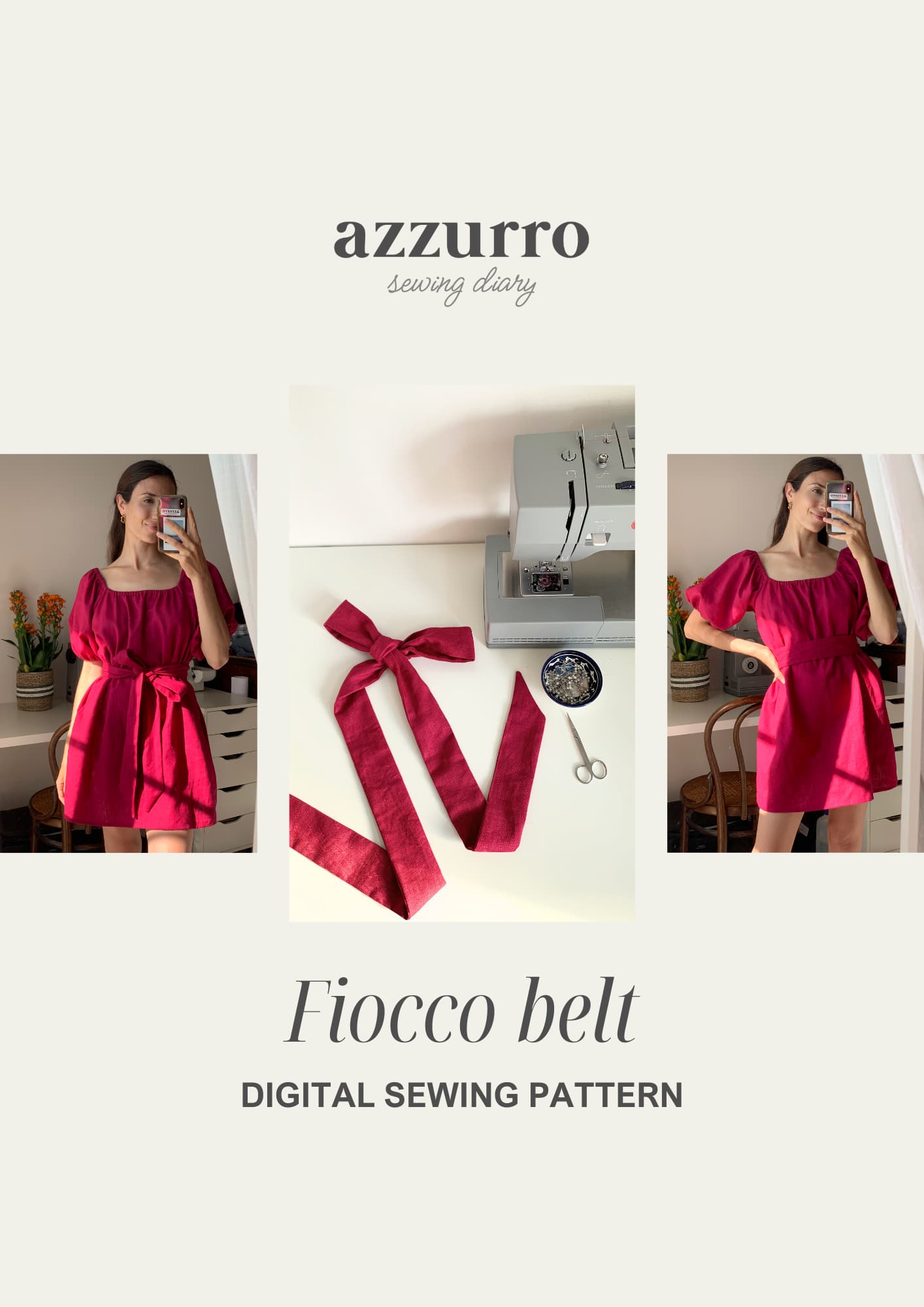 Fiocco Belt - Digital Sewing Pattern