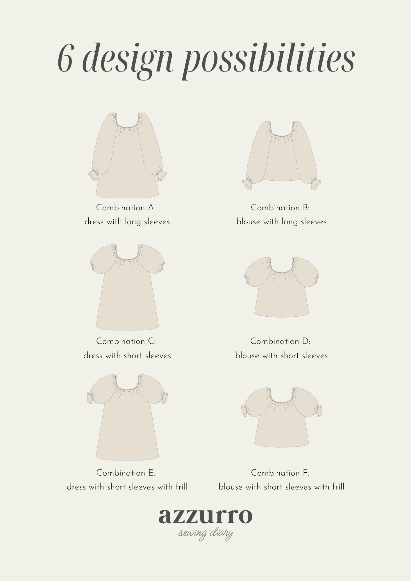 The Iris Dress & Blouse - Digital Sewing Pattern