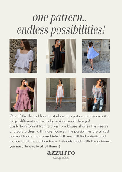 Matilde Dress Digital Sewing Pattern