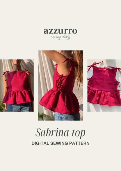 Sabrina Top - Digital Sewing Pattern