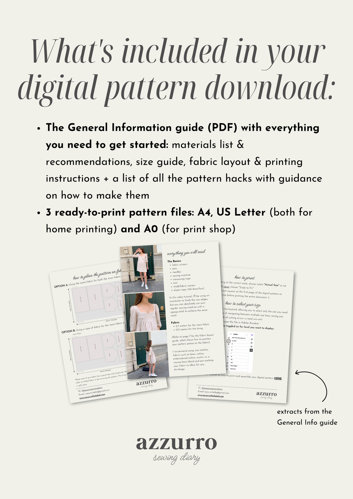 Matilde Dress Digital Sewing Pattern