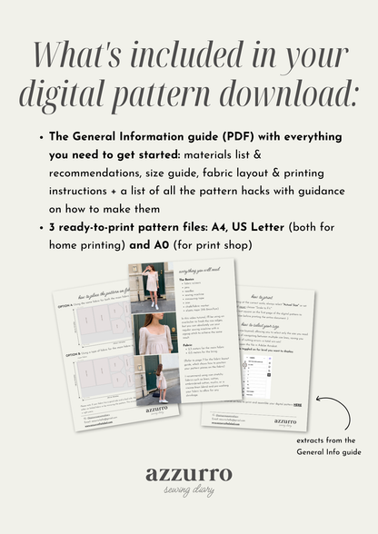Matilde Dress Digital Sewing Pattern